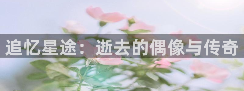天富平台.ccm官网版：追忆星途：逝去的偶像与传奇